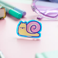 Load image into Gallery viewer, Cute Snail Acrylic Pin