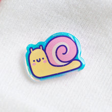 Load image into Gallery viewer, Cute Snail Acrylic Pin