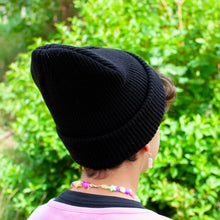 Load image into Gallery viewer, Kawaii Bunny Beanie - Black