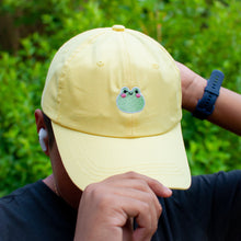 Load image into Gallery viewer, Froggy Cap - Cute Hat - Yellow