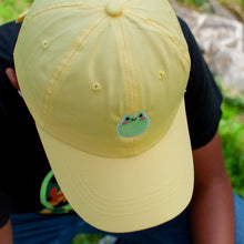 Load image into Gallery viewer, Froggy Cap - Cute Hat - Yellow