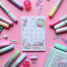 Load image into Gallery viewer, Froggy & Snacks Notepad