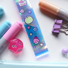 Load image into Gallery viewer, Kawaii Acrylic Charm and Holographic Lanyard Keychain