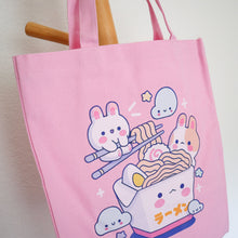 Load image into Gallery viewer, Ramen Noodles Tote Bag - Pink