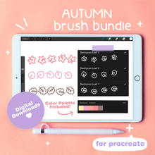 Load image into Gallery viewer, Autumn Brush Bundle for Procreate