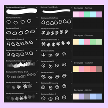 Load image into Gallery viewer, MEGA Brush Bundle for Procreate by Beckycas