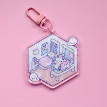 Load image into Gallery viewer, Bunny Acrylic Keyring Charm