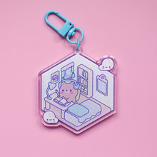Load image into Gallery viewer, Bear Acrylic Keyring Charm