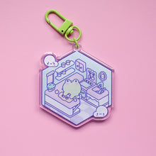 Load image into Gallery viewer, Froggie Acrylic Keyring Charm