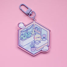 Load image into Gallery viewer, Birdie Acrylic Keyring Charm