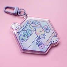 Load image into Gallery viewer, Birdie Acrylic Keyring Charm