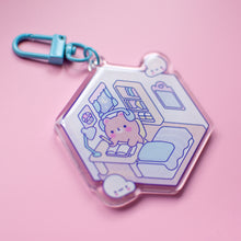 Load image into Gallery viewer, Bear Acrylic Keyring Charm