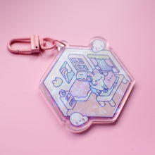 Load image into Gallery viewer, Bunny Acrylic Keyring Charm