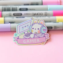 Load image into Gallery viewer, Gamer Holographic Sticker