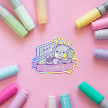 Load image into Gallery viewer, Gamer Holographic Sticker
