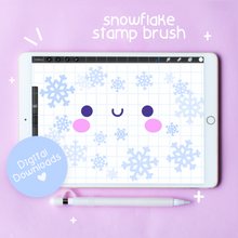 Load image into Gallery viewer, Snowflake Brush Bundle for Procreate