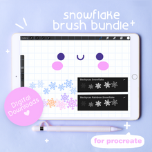 Load image into Gallery viewer, Snowflake Brush Bundle for Procreate