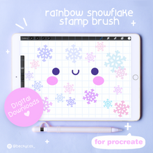 Load image into Gallery viewer, Snowflake Brush Bundle for Procreate