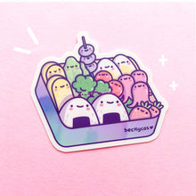 Load image into Gallery viewer, Kawaii Bento Holographic Sticker