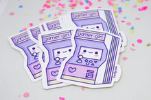 Load image into Gallery viewer, Arcade Gamer Girl Vinyl Sticker