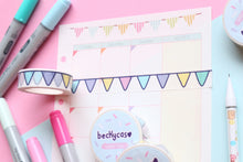 Load image into Gallery viewer, Pastel Color Garland Washi Tape