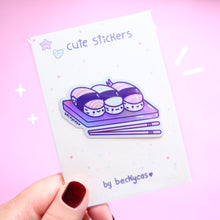 Load image into Gallery viewer, Kawaii Sushi Holographic Sticker