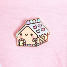 Load image into Gallery viewer, Gingerbread House Enamel Pin