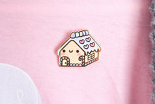 Load image into Gallery viewer, Gingerbread House Enamel Pin