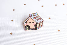 Load image into Gallery viewer, Gingerbread House Enamel Pin