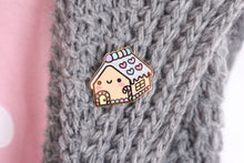 Load image into Gallery viewer, Gingerbread House Enamel Pin