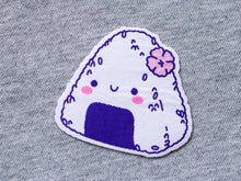Load image into Gallery viewer, Cute Onigiri Iron-On Woven Patch