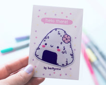 Load image into Gallery viewer, Cute Onigiri Iron-On Woven Patch