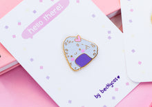 Load image into Gallery viewer, Cute Onigiri Enamel Pin