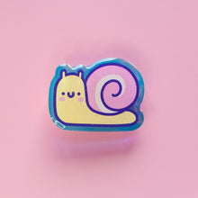 Load image into Gallery viewer, Cute Snail Acrylic Pin
