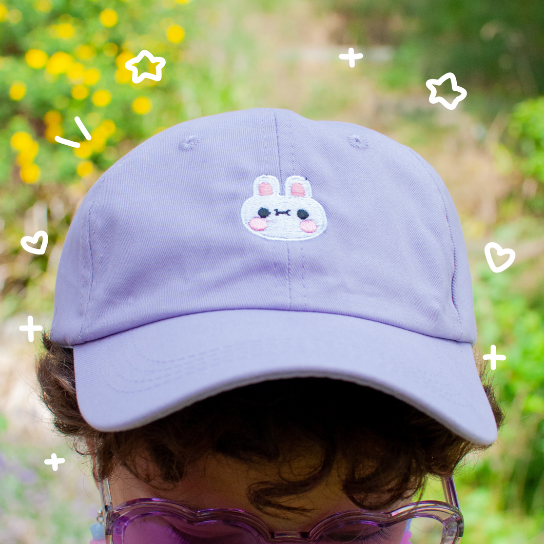 Bunny Cap - Cute Hat - Purple