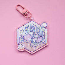 Load image into Gallery viewer, Bunny Acrylic Keyring Charm
