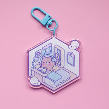Load image into Gallery viewer, Bear Acrylic Keyring Charm
