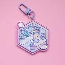 Load image into Gallery viewer, Birdie Acrylic Keyring Charm
