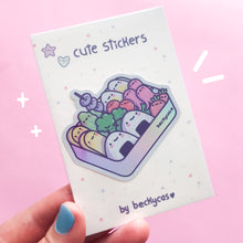 Load image into Gallery viewer, Kawaii Bento Holographic  Sticker

