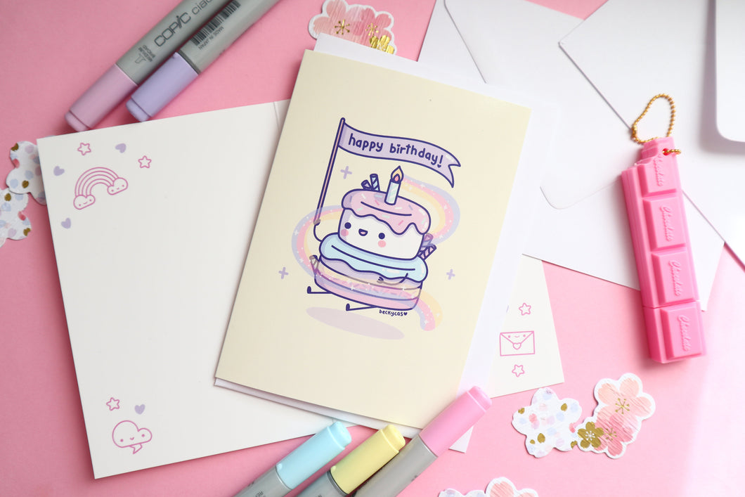 Kawaii Birthday Card