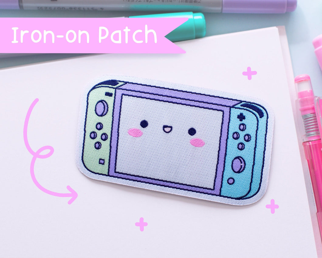 Kawaii Console Iron-On Woven Patch